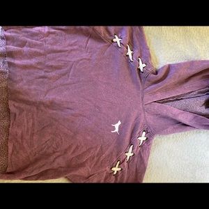 🤍PINK Cropped Hoodie